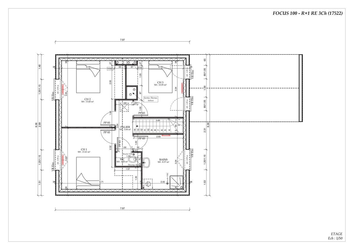 Plan Étage Écureuil Urban