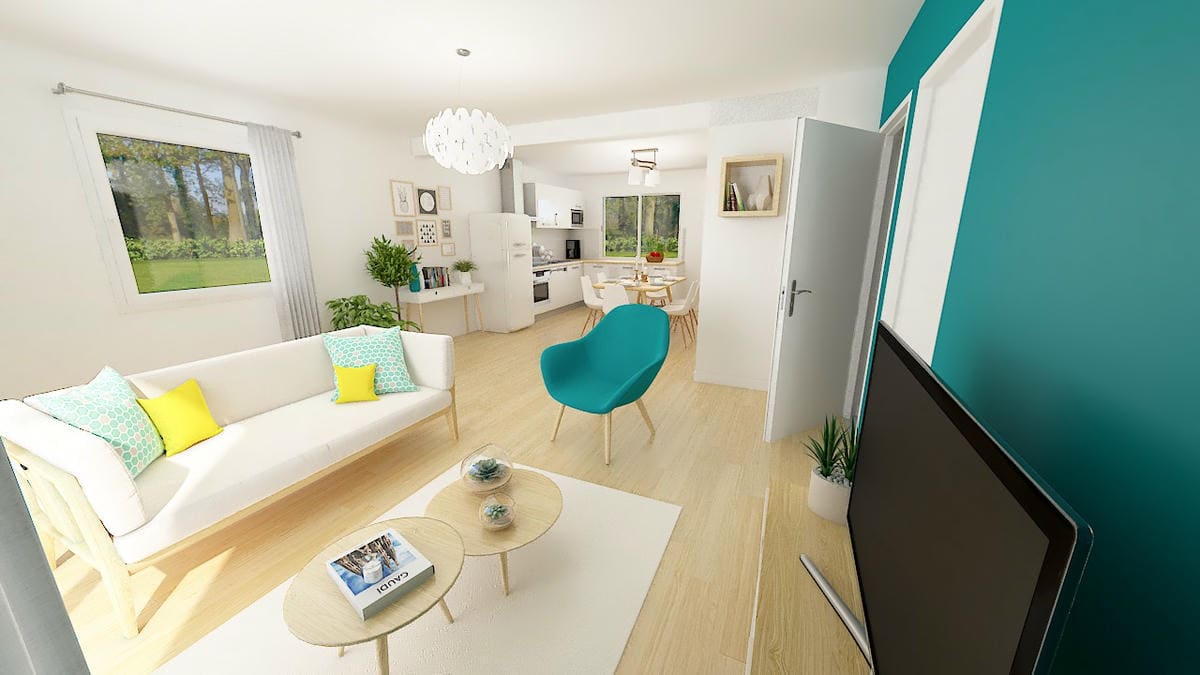 Vue intérieure 3D Écureuil Up